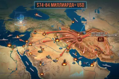 61-я волна ракетных ударов. Иранское командование демонстрирует способность к масштабированию ударов