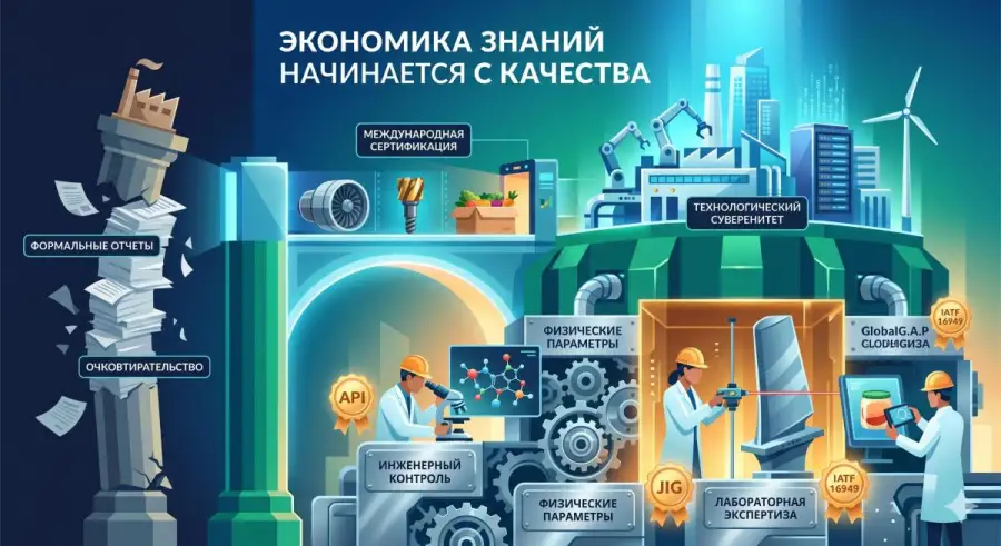 Экономика знаний должна начинаться с экономики качества